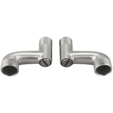 Shower Faucet Adapter 304 Stainless Steel Adjustable Angle Design Rust Resistant