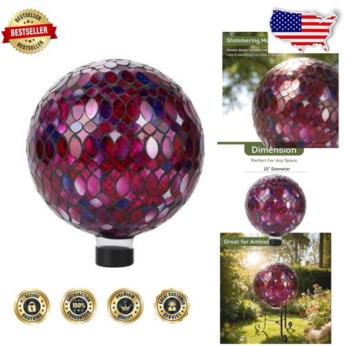 Vibrant glass gazing ball - vibrant,