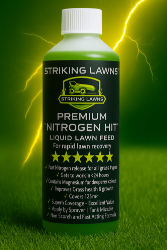 High nitrogen lawn fertiliser - nitrogen,
