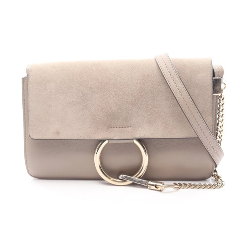 Chloe faye shoulder bag beige - faye,