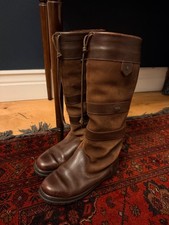 Dubarry Galway Ladies Waterproof Leather Goretex Country Boot in Walnut size 6