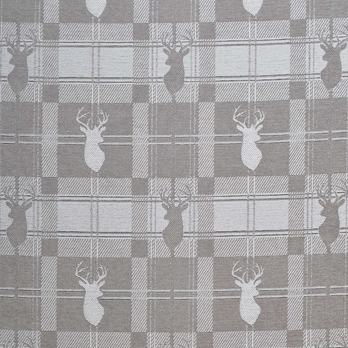 Tartan animal stag fabric - tartan,