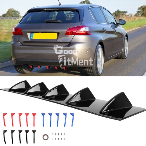 Gloss rear bumper spoiler - rear,