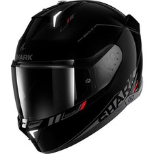 Shark Skwal i3 Motorbike Motorcycle Helmet - Blank SP Gloss Black