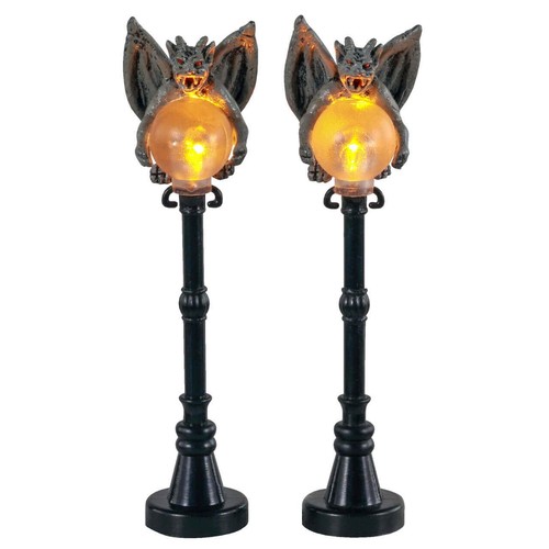 Lemax gargoyle lamp post - lemax,
