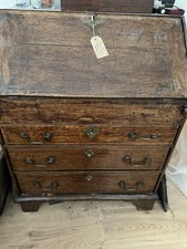 Antique early oak  bureau