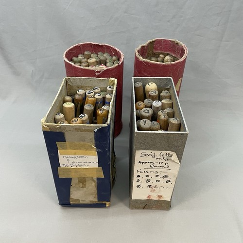 Antique sets metal stamps - 4,