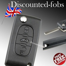 fits CITROEN BERLINGO or PEUGEOT PARTNER VAN REMOTE KEY FOB CASE VA2 (ref:c3vng