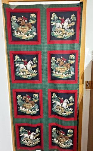 Fox hunting fabric - fabric, 8