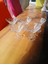 5 x Vintage Waterford Crystal