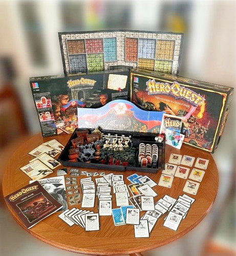 Heroquest board game 1989 - board,