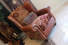 Tetrad brown leather and