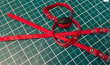 1 FERRETING COLLAR BRIGHT RED