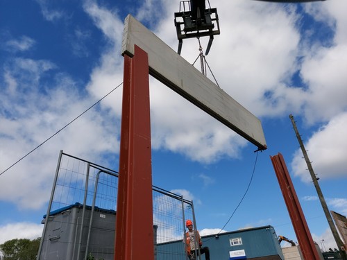 Concrete panels retaining - concrete,