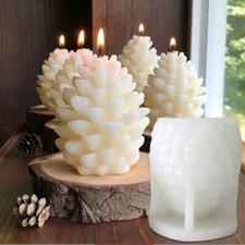 3D Pine Cone Candle Silicone Mold DIY Pine Nut Resin Soap Making Mould
