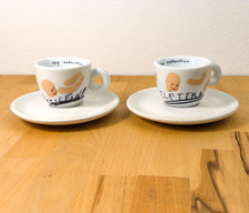 2x illy collection 2005 Baby Cups by Jannis Kounellis espresso collectible rare