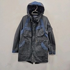 Barbour White Mountaineering Bleakazuma Wax Waterproof Camouflage Jacket Medium