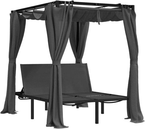 Double sun lounger with - sun, side