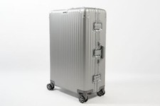 Full Aluminium Suitcase 29" Check In Premium Spinner Case - Silver