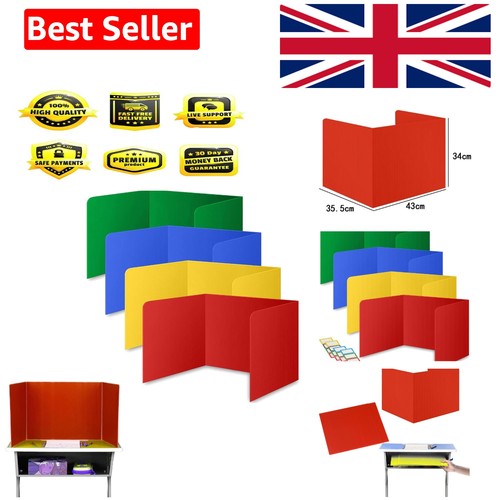 Pack colorful desk privacy - desk,