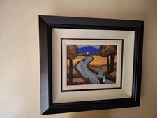 J.P. Rooney Irish West Coast Village & Fisher Folk Oil Painting