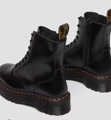 Martens black leather - black,