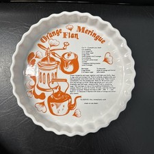 Vintage Ashley Ceramics Flan