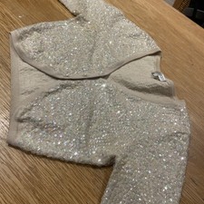 Topshop Sequin Cardigan /