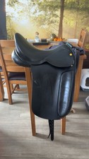 Black Dressage Saddle
