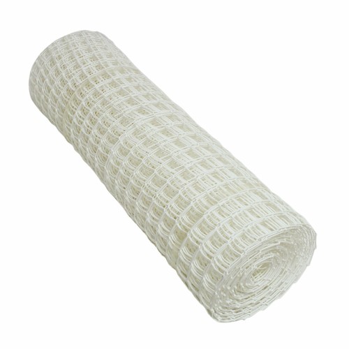 White plastic mesh - mesh, fence