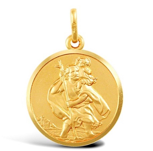 9ct gold large christopher - gold,