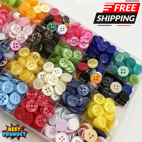 300pcs assorted sewing - sewing, buttons