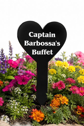 Personalised acrylic garden - personalised,
