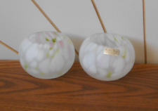 ZELDA beautiful art glass pair