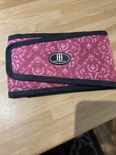 Roo Beauty Nail varnish Gel Polish Bag Roll Storage Case pink.