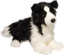 Douglas Chase Border Collie Dog Plush Stuffed Animal | 16-inch ESSA