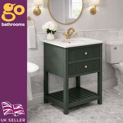 Green 600mm floor standing - green,