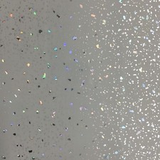 Grey sparkle pvc bathroom - grey,