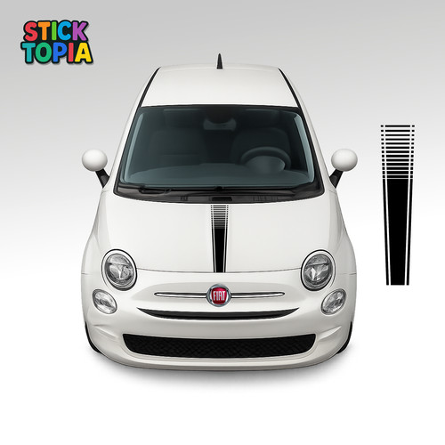 Fiat abarth 500 bonnet stripe - fiat,