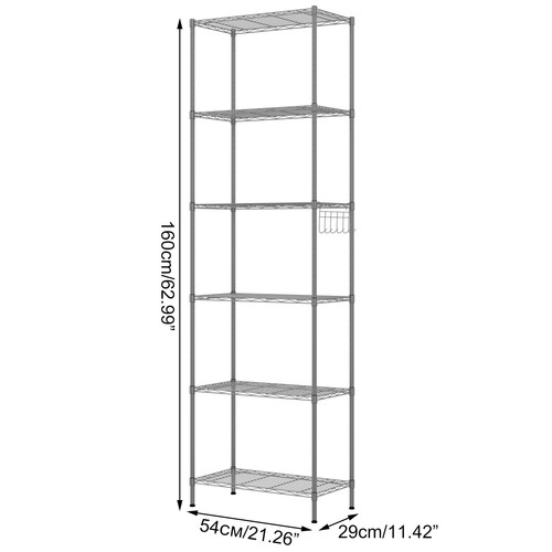 Tier wire shelving unit - 6,