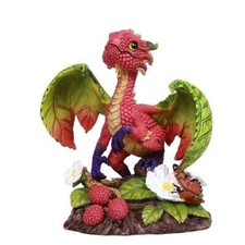 Raspberry Dragon Figurine 12cm