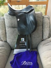 Bates Adjustable Dressage Saddle 16.5" Leather