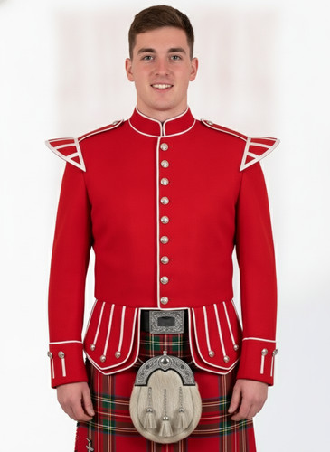 Men military doublet kilt - military,