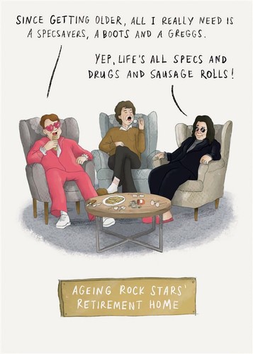 Happy birthday card ageing - card,