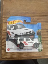 Hot Wheels Mud Studs 1:64 White Mitsubishi Pajero Evolution Model Diecast Gift
