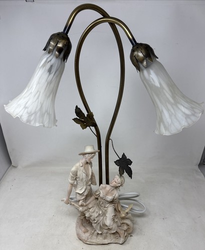 Vintage man woman sculpture - vintage,