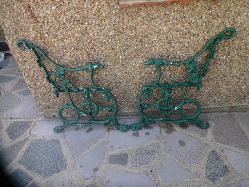 Hound and serpent bench - and,
