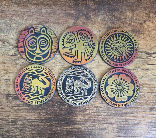 Pogs slammers kinis x6 - slammers,