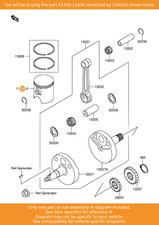 SUZUKI Piston-engine, K1300-11630 OEM