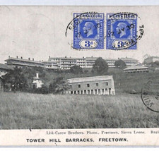 Sierra leone kgv postcard - sierra,